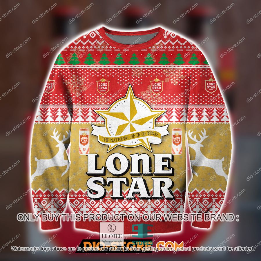 Lonestar Beer Knitted Wool Sweater - LIMITED EDITION 16