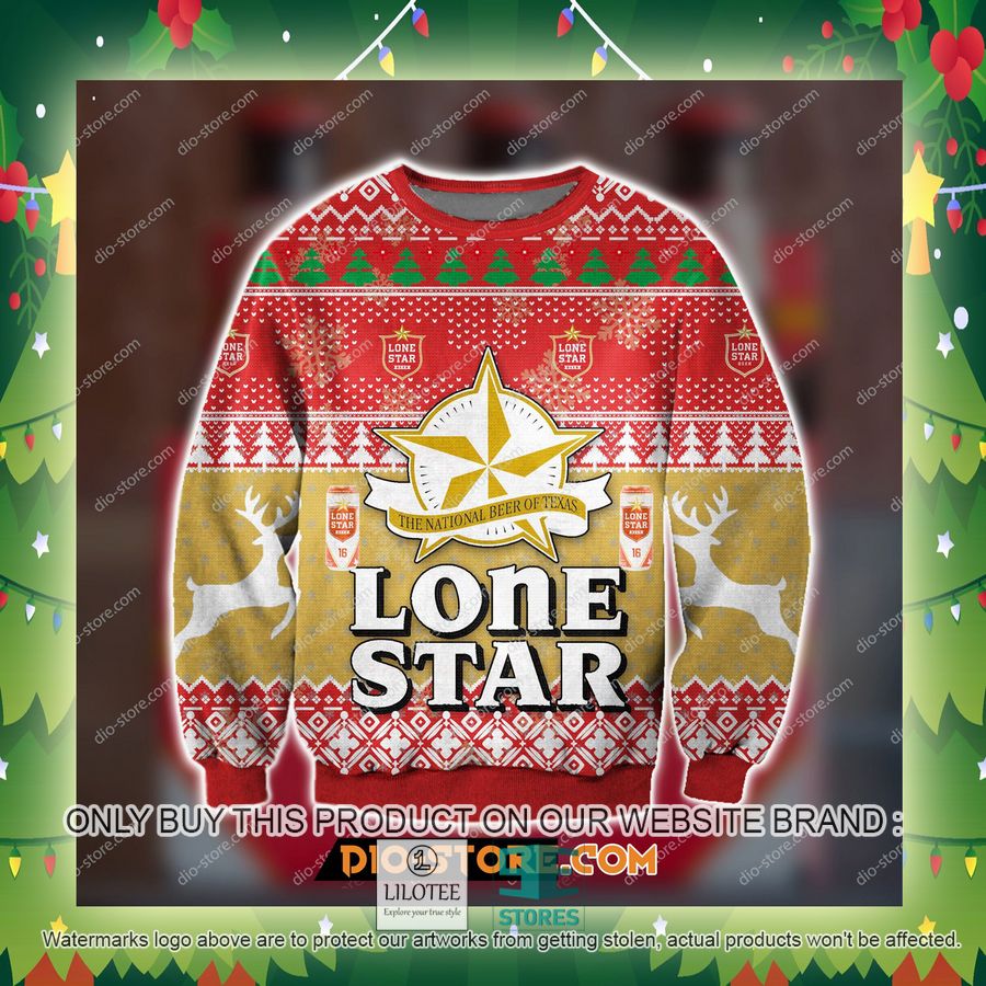 Lonestar Beer Knitted Wool Sweater - LIMITED EDITION 3 Lonestar Beer Knitted Wool Sweater - LIMITED EDITION - Image 3