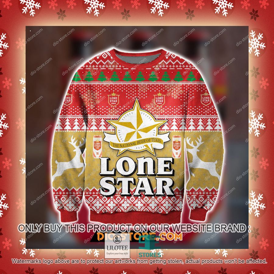 Lonestar Beer Knitted Wool Sweater - LIMITED EDITION 5 Lonestar Beer Knitted Wool Sweater - LIMITED EDITION - Image 5
