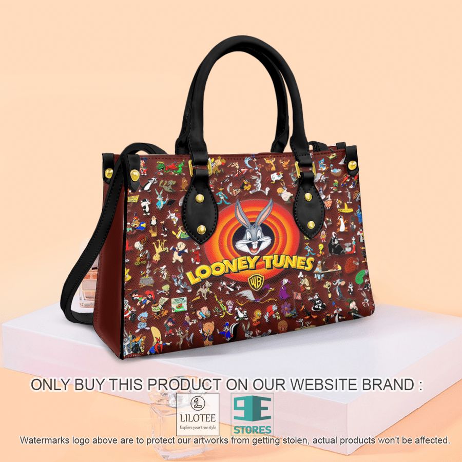 Looney Tunes Collage Cartoon Leather Bag - LIMITED EDITION 5