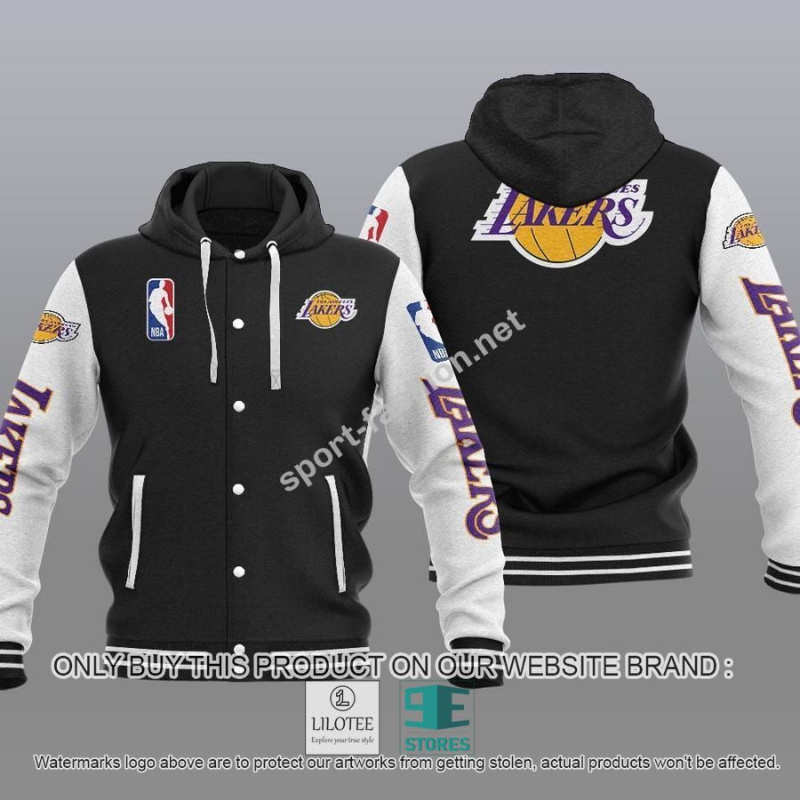 Los Angeles Lakers NBA Baseball Hoodie Jacket - LIMITED EDITION 14