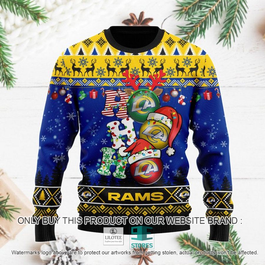 Los Angeles Rams Christmas Decor NFL Ugly Christmas Sweater 9