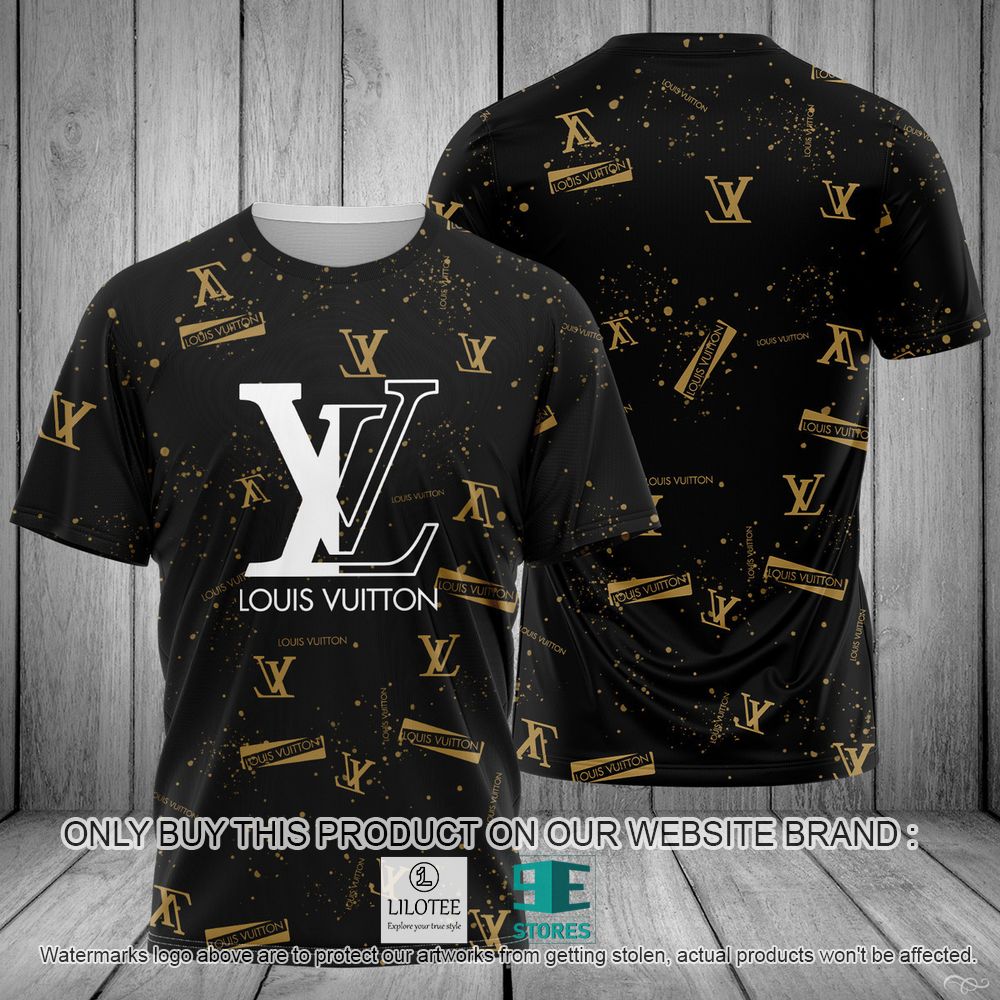 Louis Vuitton Black 3D Shirt - LIMITED EDITION 10