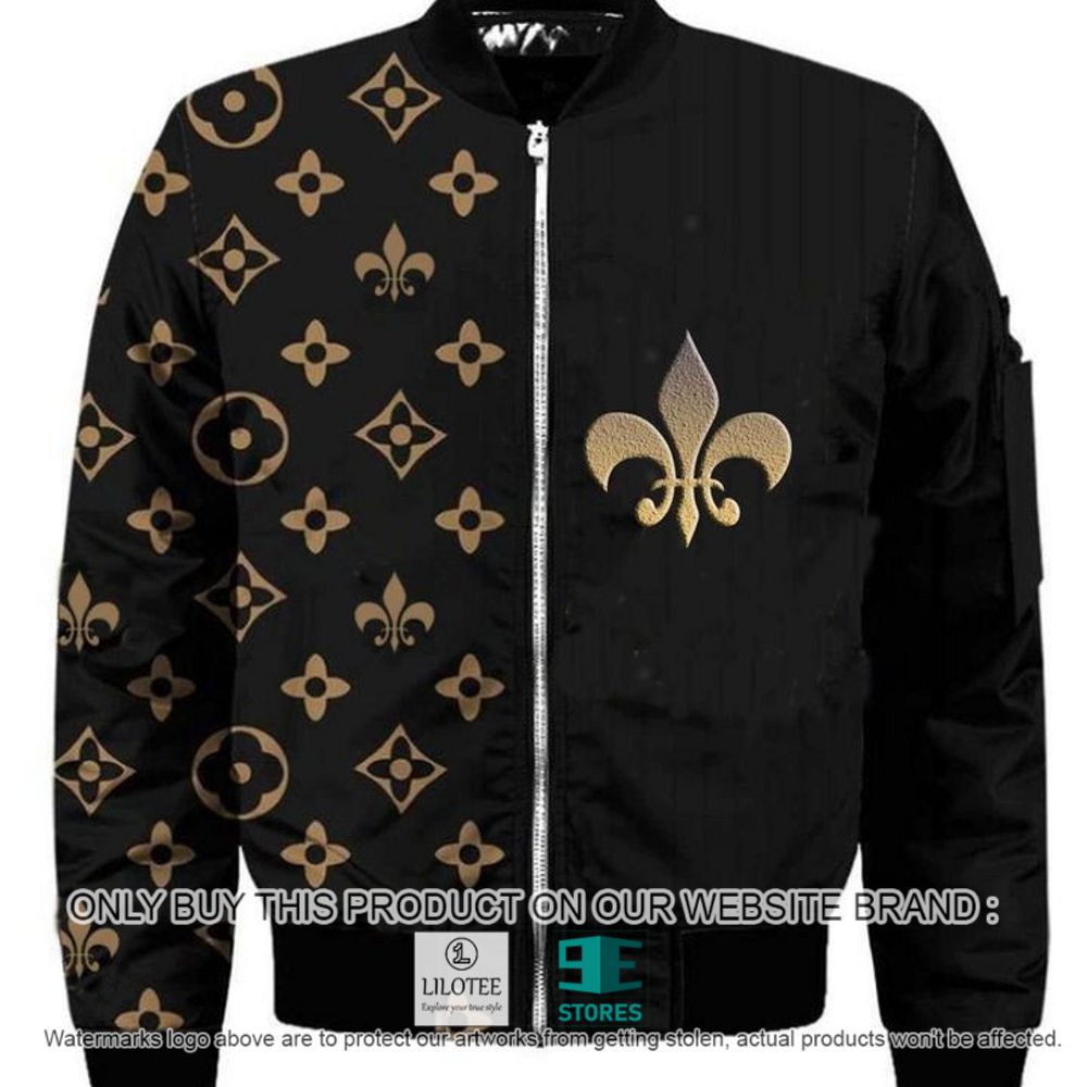 Louis Vuitton Black Gold Bomber Jacket - LIMITED EDITION 2