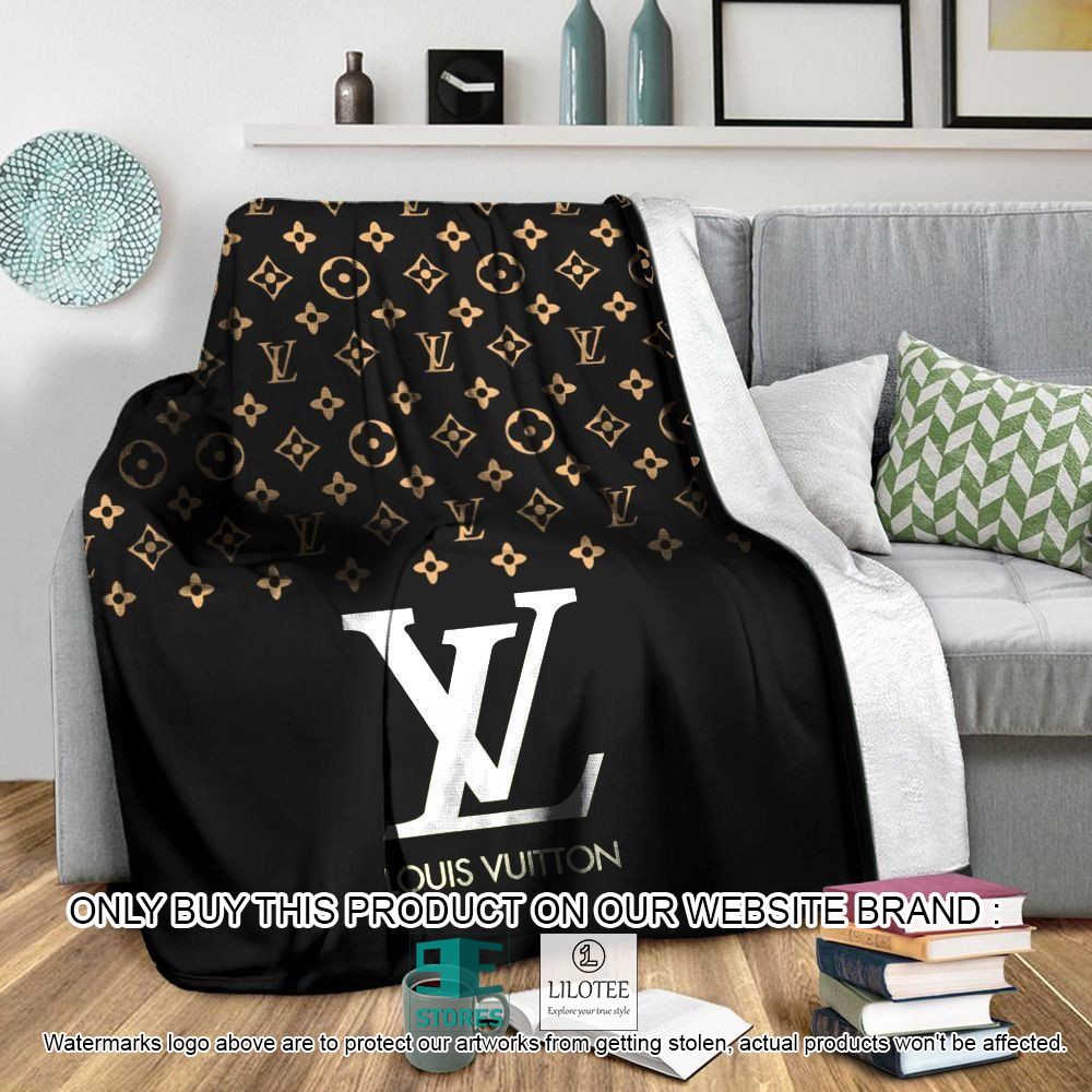 Louis Vuitton Black Logo Blanket - LIMITED EDITION 10