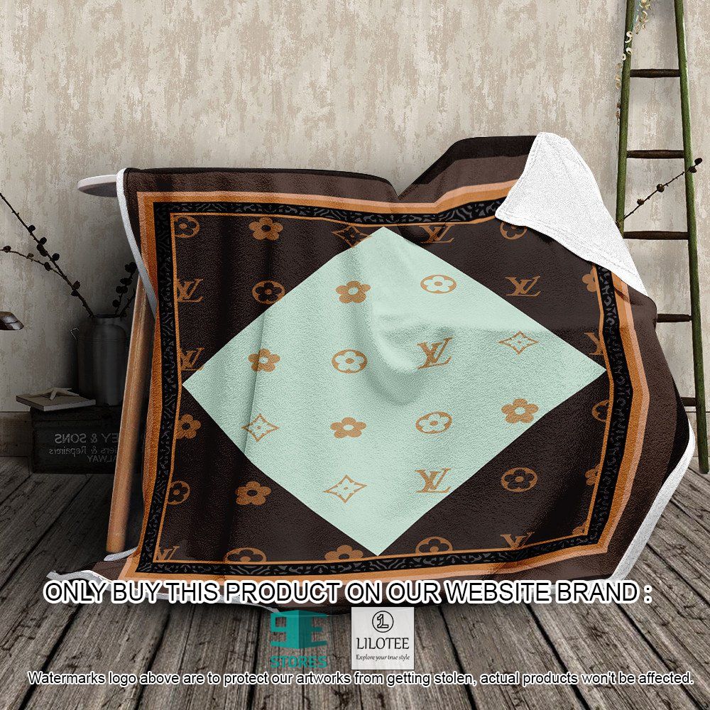 Louis Vuitton Blue Brown Blanket - LIMITED EDITION 11