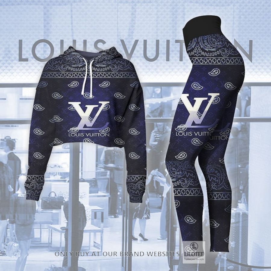 Louis Vuitton Native American Pattern Crop Hoodie vs Legging 2