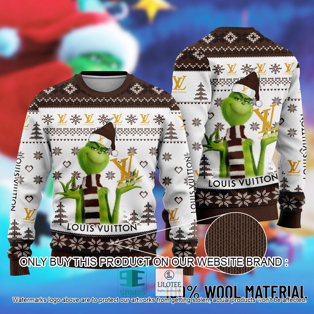 Louis Vuitton The Grinch Christmas Ugly Sweater - LIMITED EDITION 11