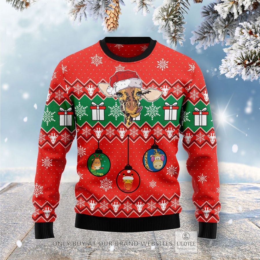 Lovely Giraffe Ugly Christmas Sweater - LIMITED EDITION 25