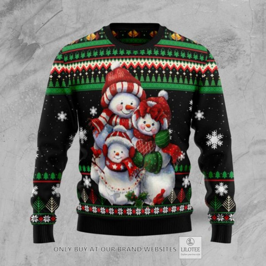 Lovely Snowman Ugly Christmas Sweatshirt 7