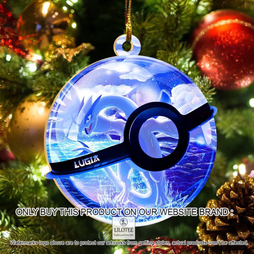 Lugia Pokemon Christmas Ornament - LIMITED EDITION 8