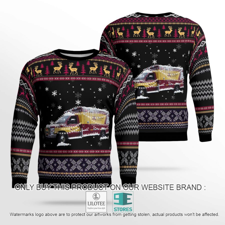 M Health Fairview - EMS Christmas Sweater - LIMITED EDITION 18