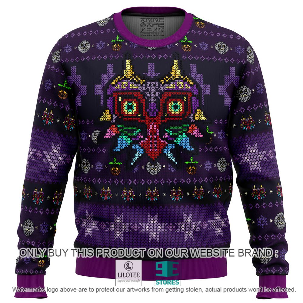 Majoras Mask Seamless Pattern Legend of Zelda Christmas Sweater - LIMITED EDITION 10