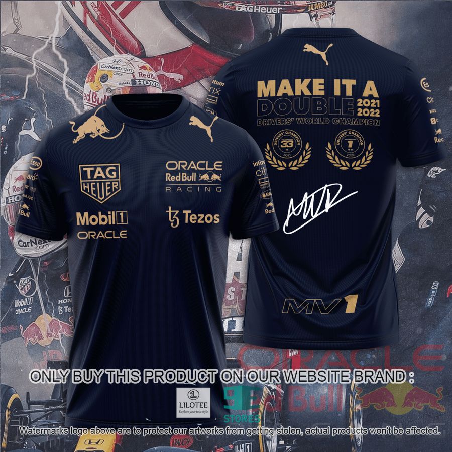Make It A Double 2021 2022 Drivers's World Champion 3D Shirt, Hoodie 4