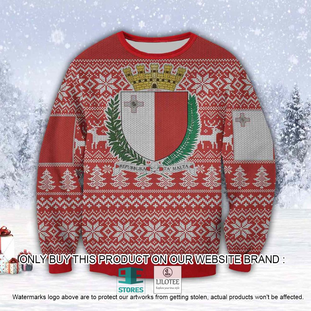 Malta Island Country Ugly Christmas Sweater - LIMITED EDITION 11