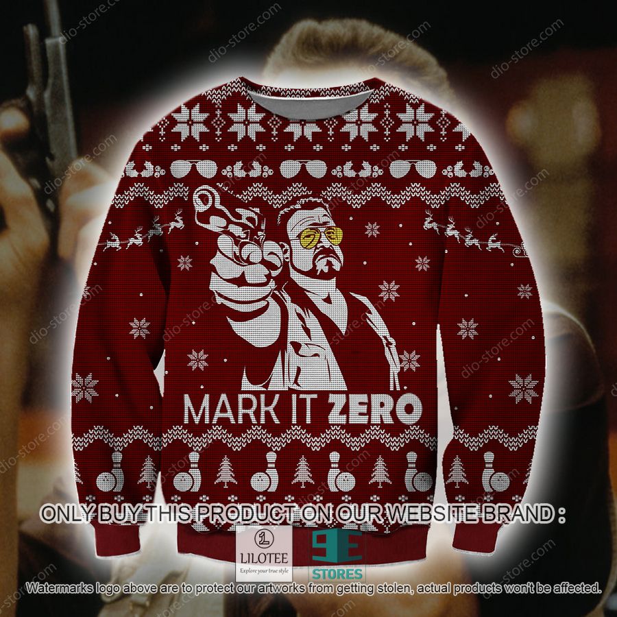Mark It Zero Big Lebowski Red Knitted Wool Sweater - LIMITED EDITION 9