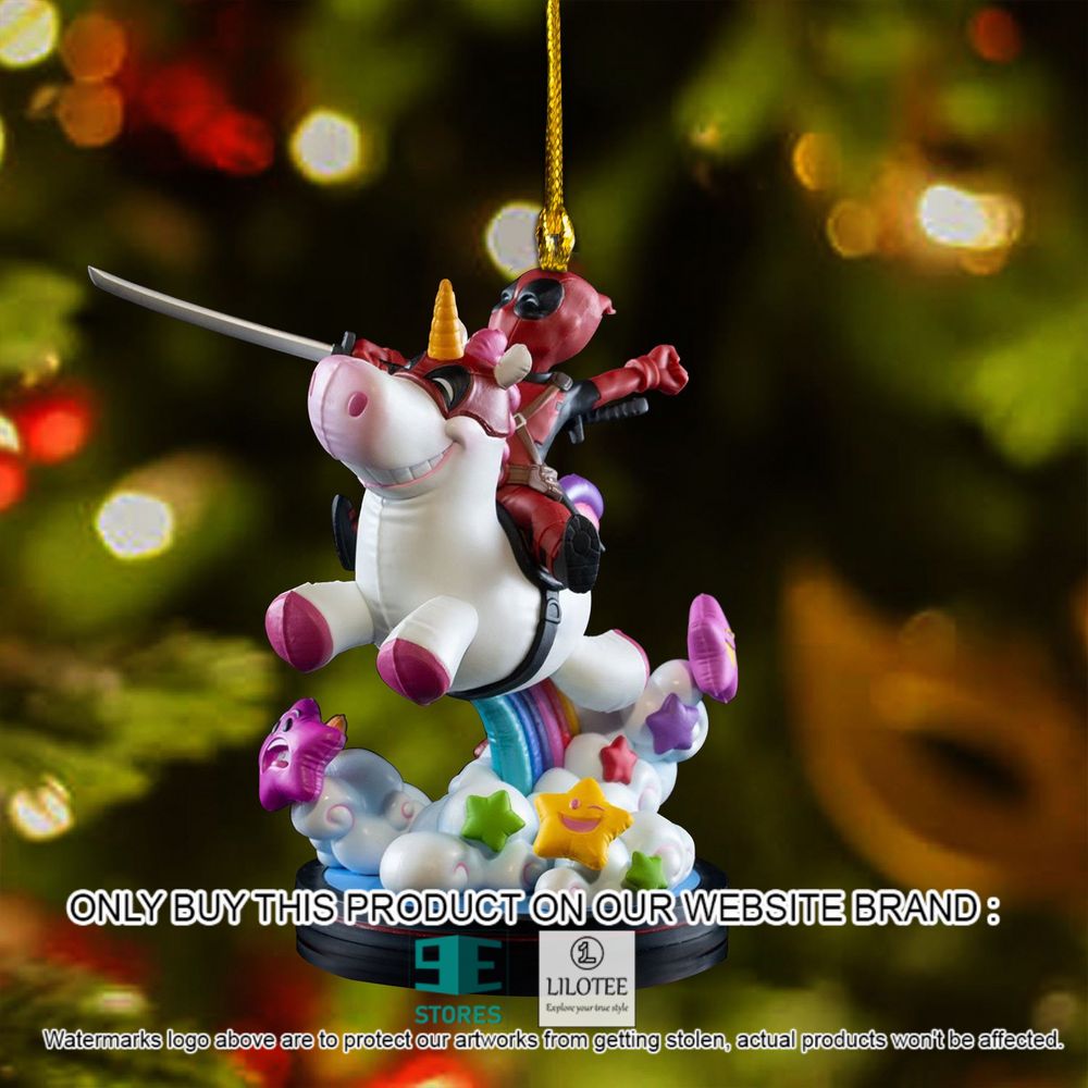 Marvel Deadpool Unicorn Christmas Ornament - LIMITED EDITION 6