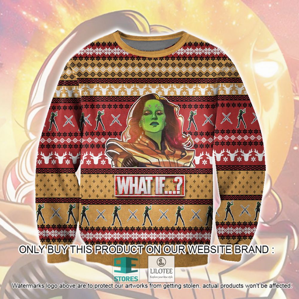 Marvel Gamora What If Christmas Ugly Sweater - LIMITED EDITION 20