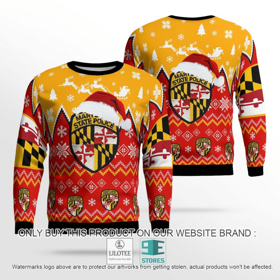 Maryland State Police Christmas Sweater - LIMITED EDITION 18