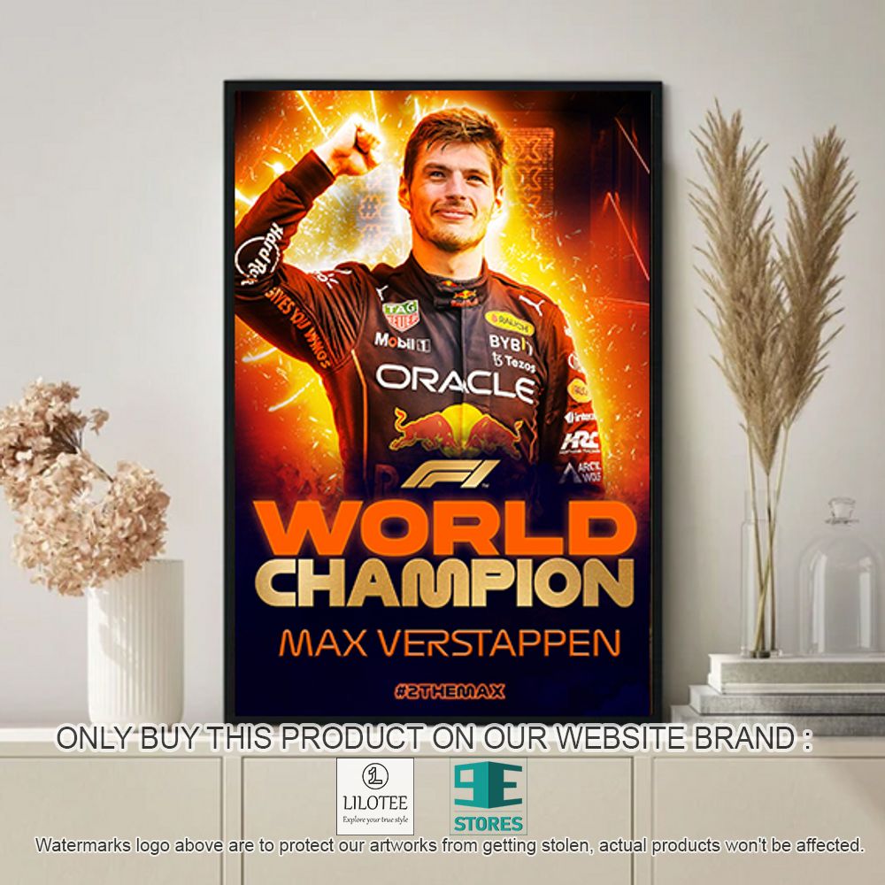 Max Verstappen 2022 Formula One World Champion 2 themax Poster - LIMITED EDITION 2