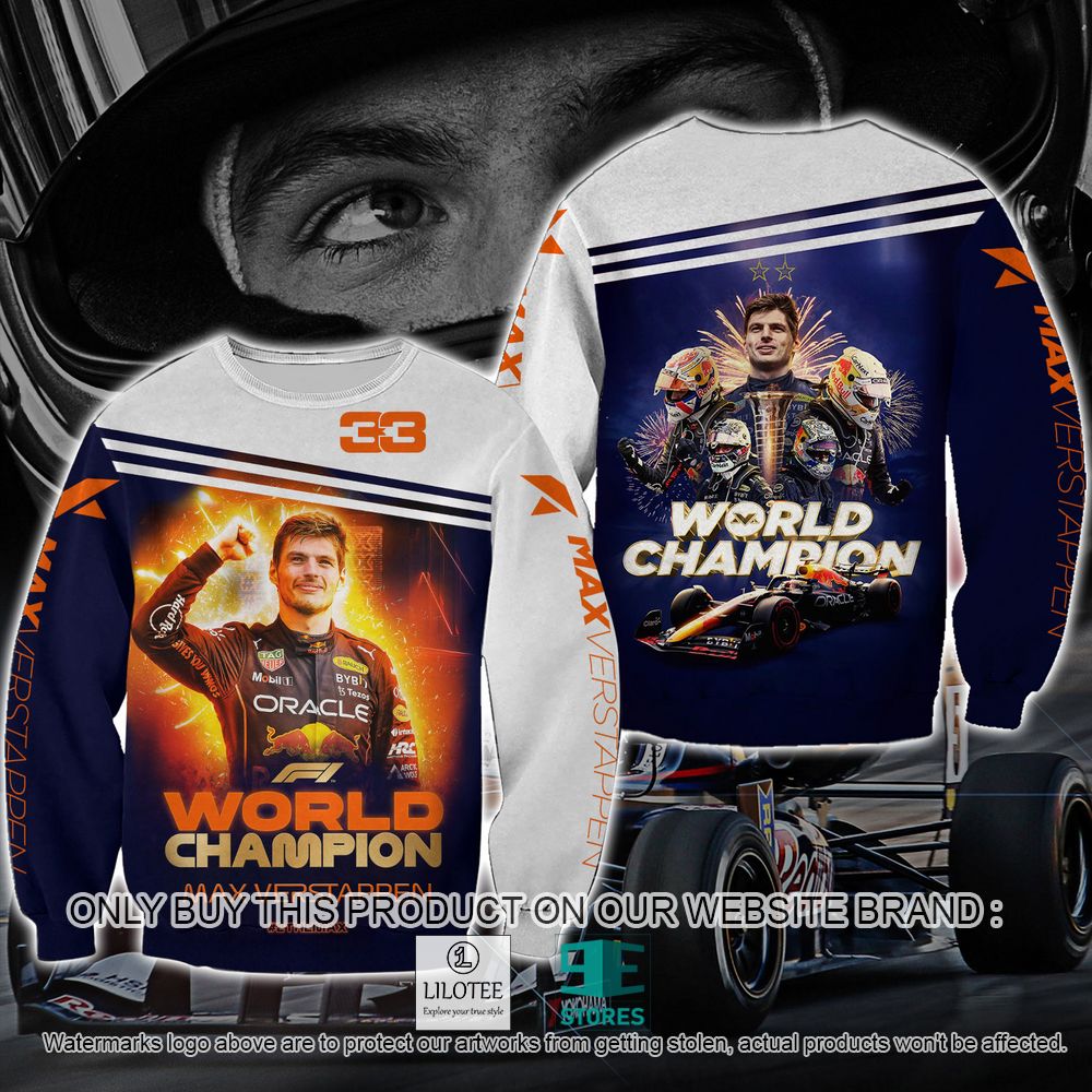 Max Verstappen 2022 Formula One World Champion Sweatshirt - LIMITED EDITION 3