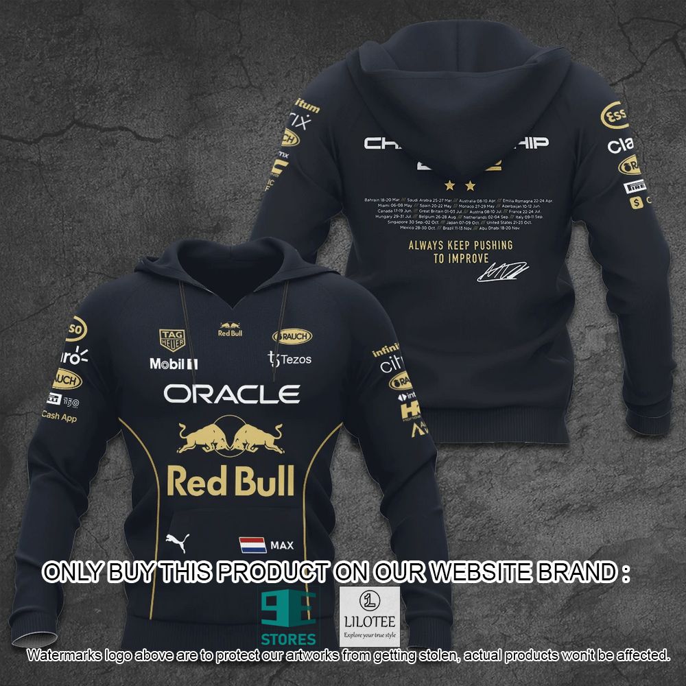 Max Verstappen Always Keep Pushing to Improve 3D Hoodie, Shirt - LIMITED EDITION 6