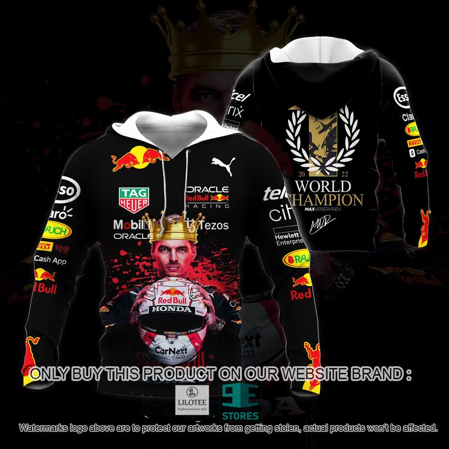 Max Verstappen Champion 2022 3D Shirt, Hoodie 9