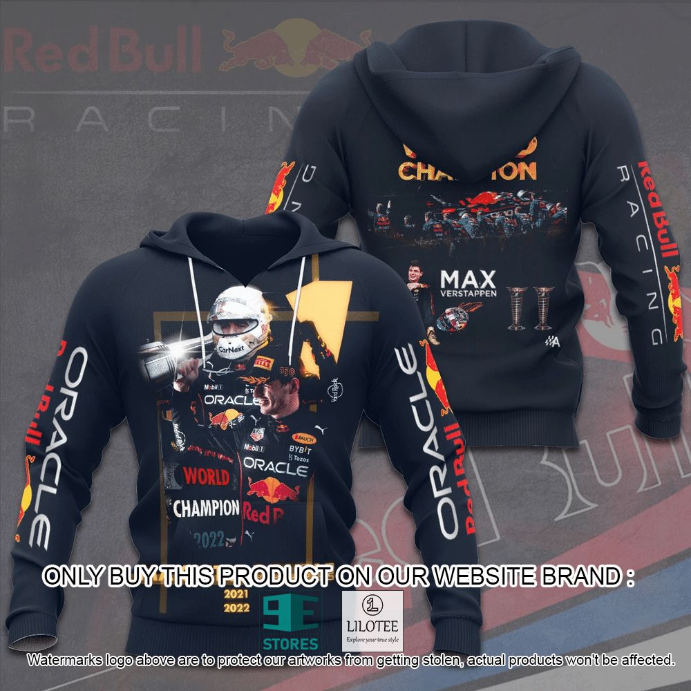 Max Verstappen Make it Double 2021 2022 Navy 3D Hoodie, Shirt - LIMITED EDITION 6
