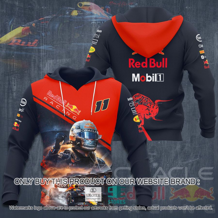Max Verstappen Red Bull Racing 3D All Over Printed Hoodie 3