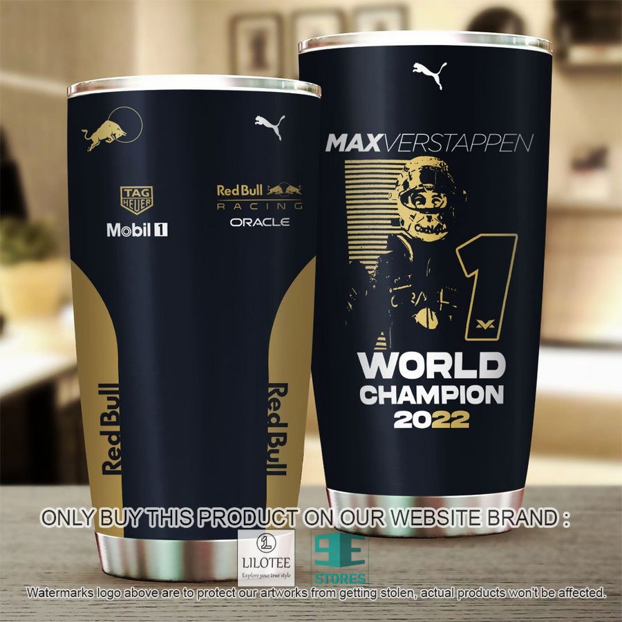 Max Verstappen Red Bull World Champion 2022 Tumbler - LIMITED EDITION 5