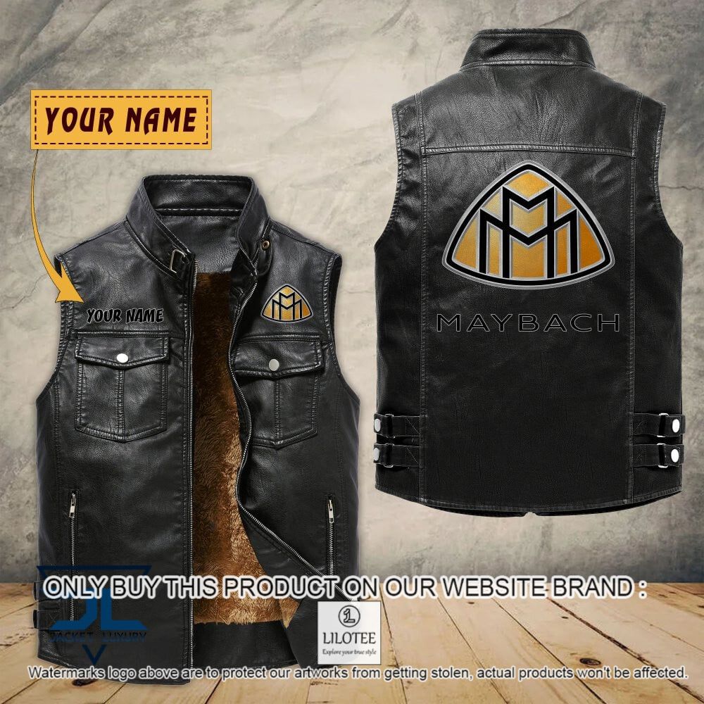 Maybach Custom Name Sleeveless Velet Vest Jacket - LIMITED EDITION 6