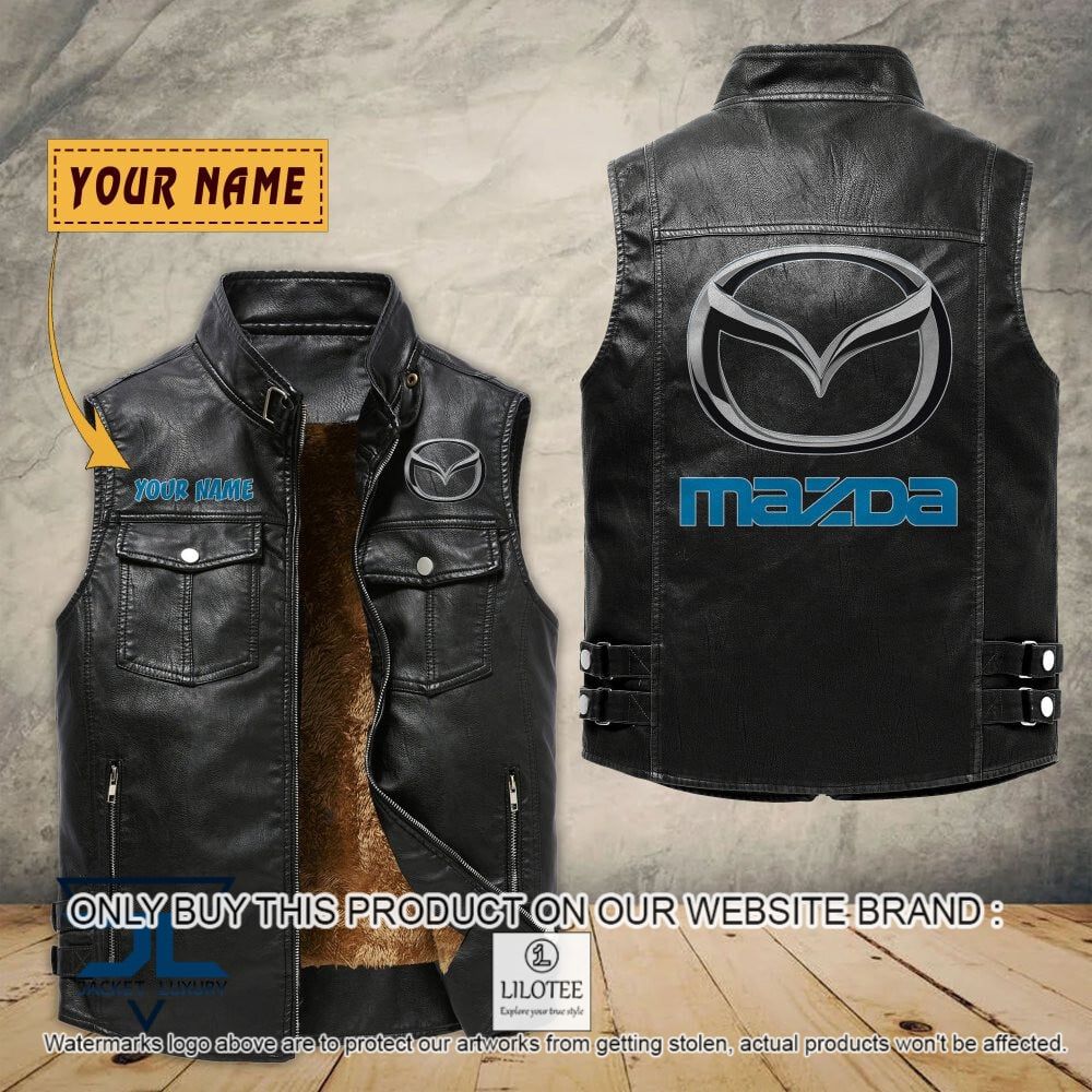 Mazda Custom Name Sleeveless Velet Vest Jacket - LIMITED EDITION 7