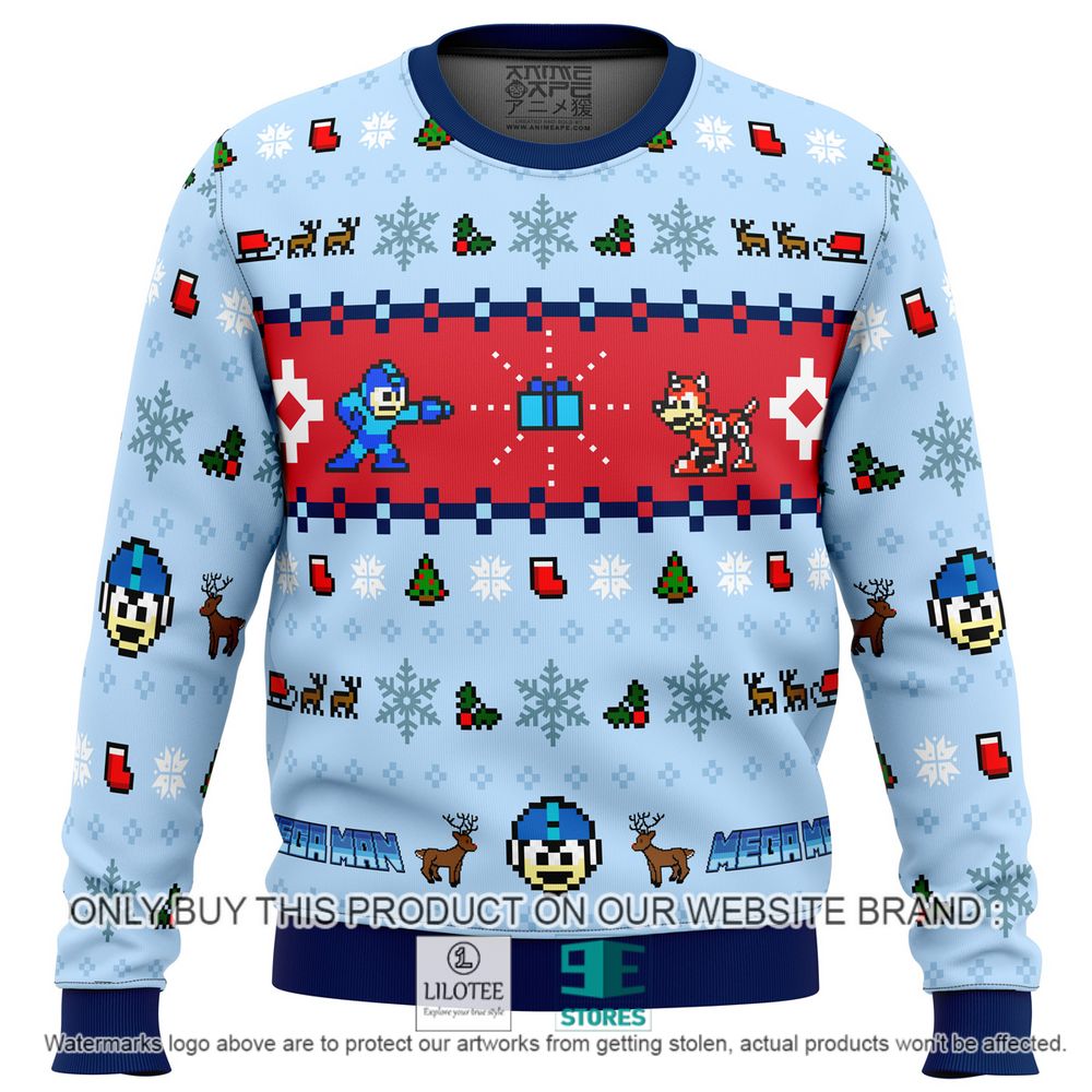 Mega Man Holiday Game Christmas Sweater - LIMITED EDITION 11