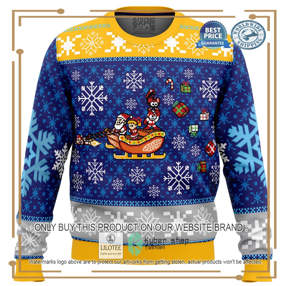 Mega Merry Christmas Mega Man Ugly Christmas Sweater - LIMITED EDITION 6