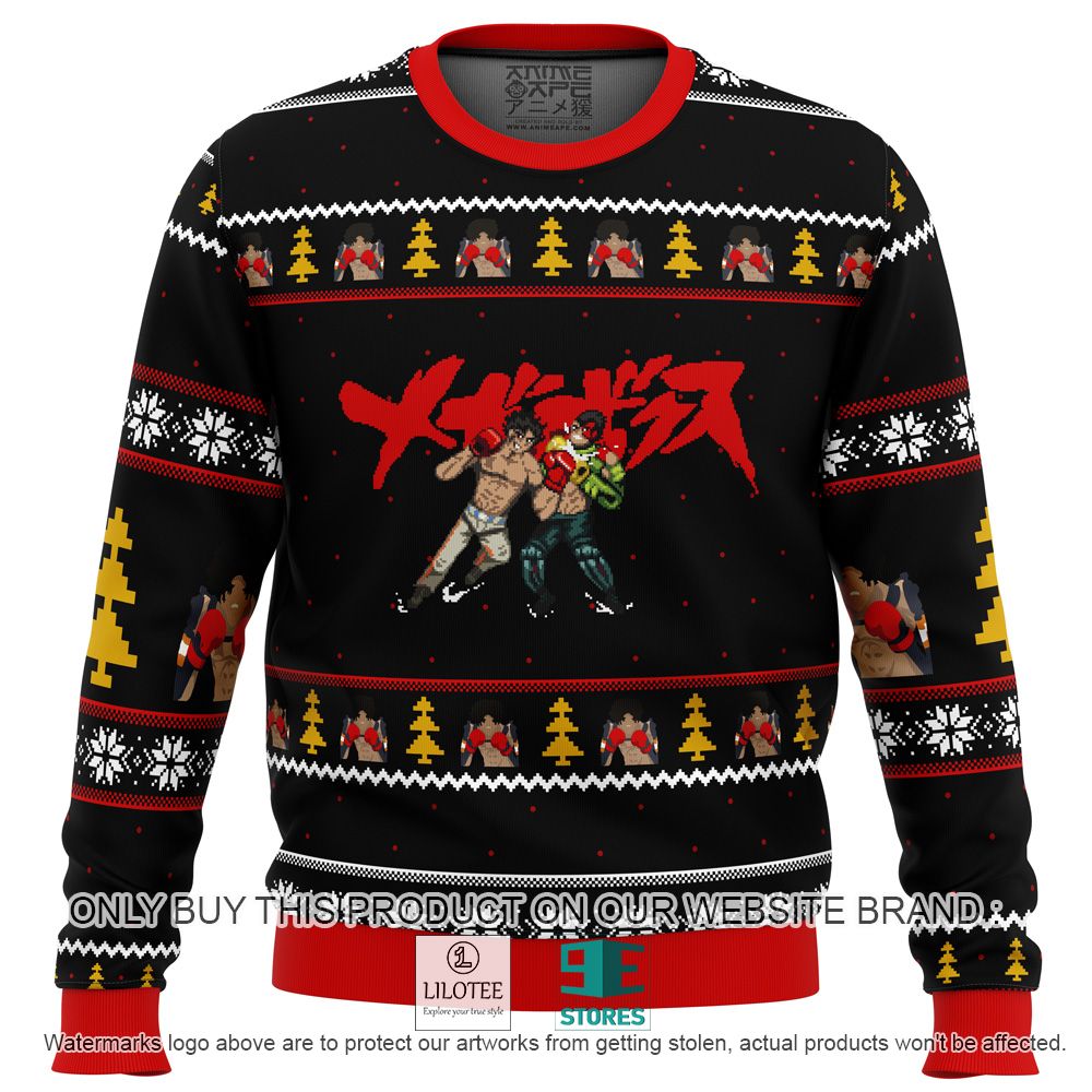 Megalo Box Sprites Anime Ugly Christmas Sweater - LIMITED EDITION 10