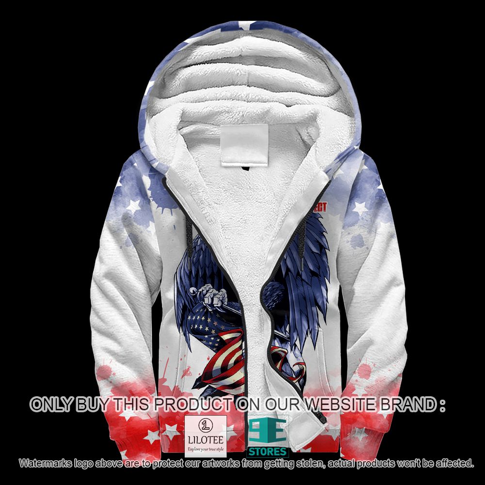 Memorial Day if for them Veteran's Day Eagle US 3D Fleece Hoodie - LIMITED EDITION 11