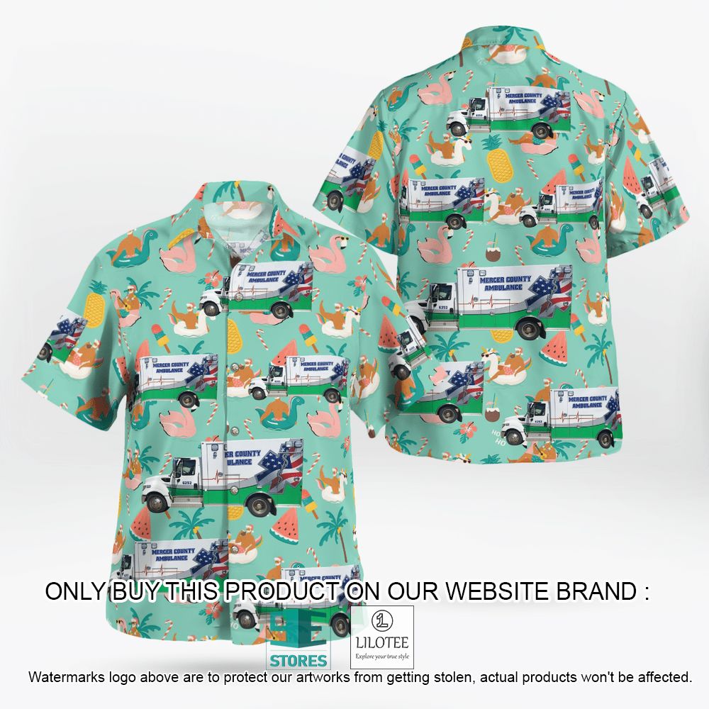 Mercer County Ambulance Service Hawaiian Shirt - LIMITED EDITION 8