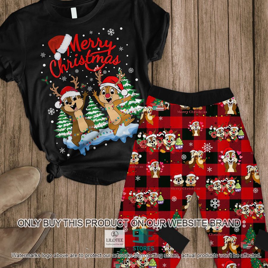 Merry Christmas Alvin and the Chipmunks Pajamas Set 6