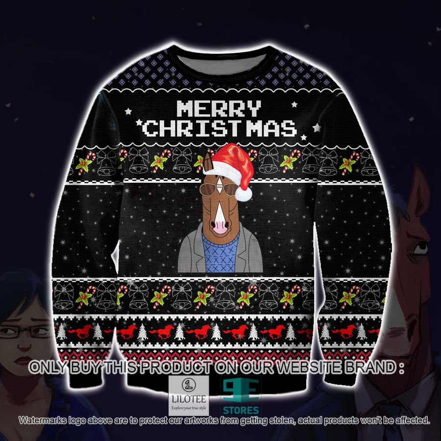 Merry Christmas Bojack Horseman Knitted Wool Sweater - LIMITED EDITION 8