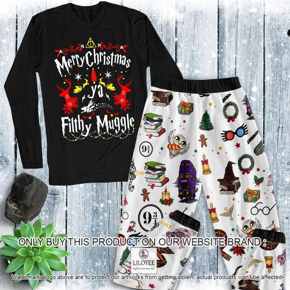 Merry Christmas Filthy Muggle Longsleeve Pajamas Set - LIMITED EDITION 6