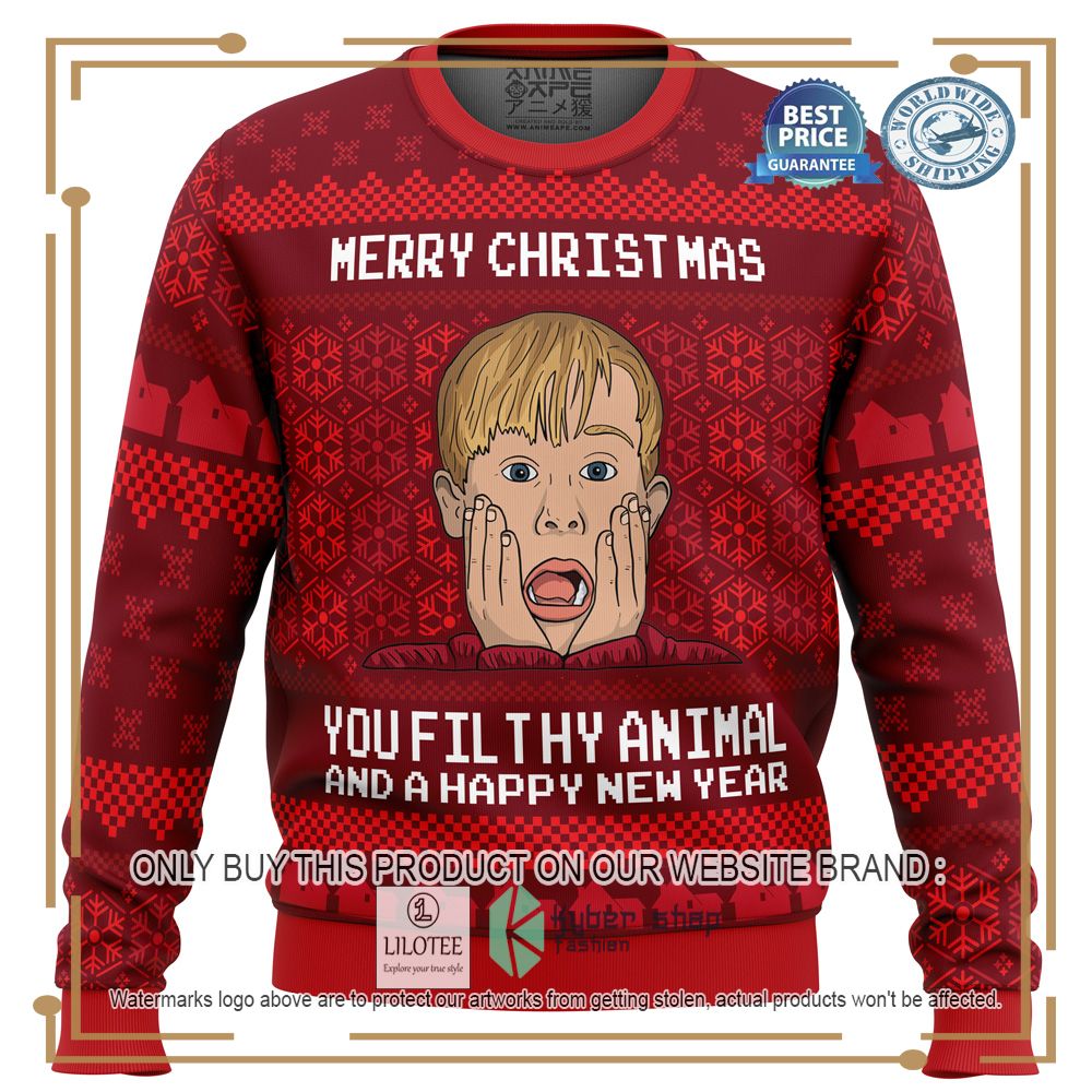 Merry Christmas Home Alone Ugly Christmas Sweater - LIMITED EDITION 7