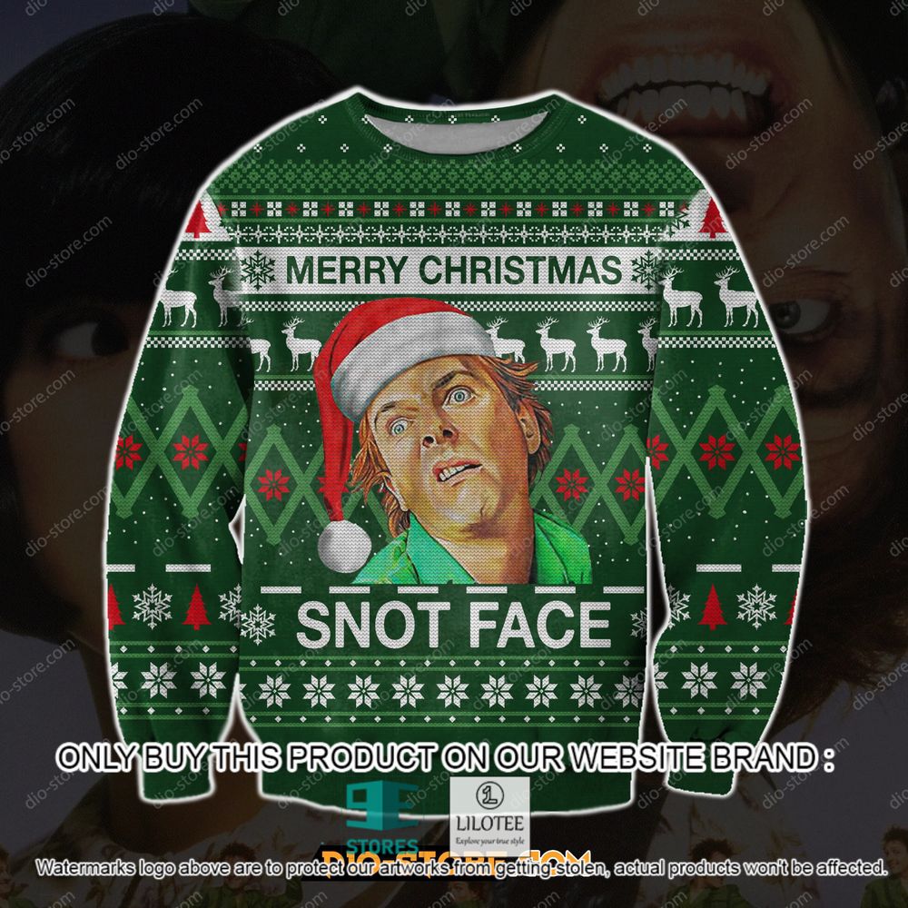 Merry Christmas Snot Face Christmas Ugly Sweater - LIMITED EDITION 21
