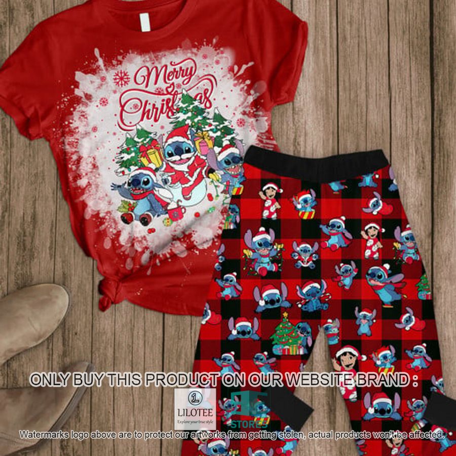 Merry Christmas Stitch red Pajamas Set - LIMITED EDITION 4