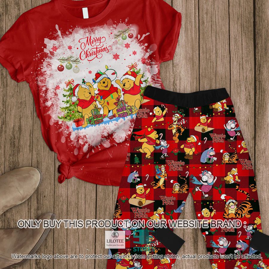 Merry Christmas Winnie-the-Pooh Pajamas Set 6