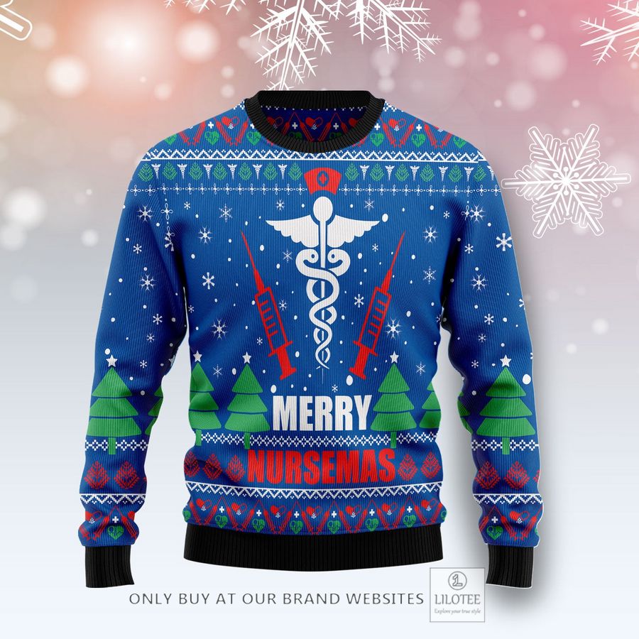 Merry Nursemas Ugly Christmas Sweater - LIMITED EDITION 25