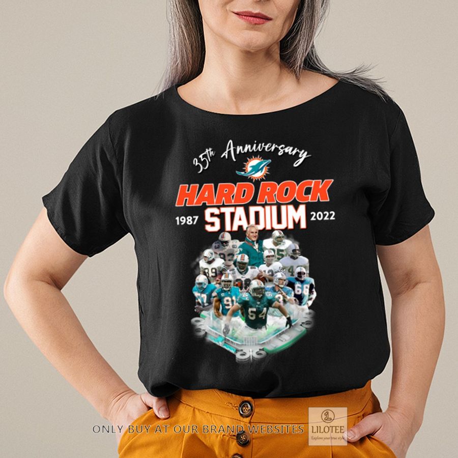 Miami Dolphins 35th Anniversary Hard Rock Stadium 2D Shirt, hoodie 9
