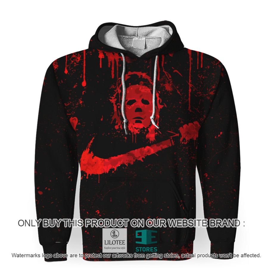 Michael Myers Nike Just The Tip I Promise Black Hoodie - LIMITED EDITION 6