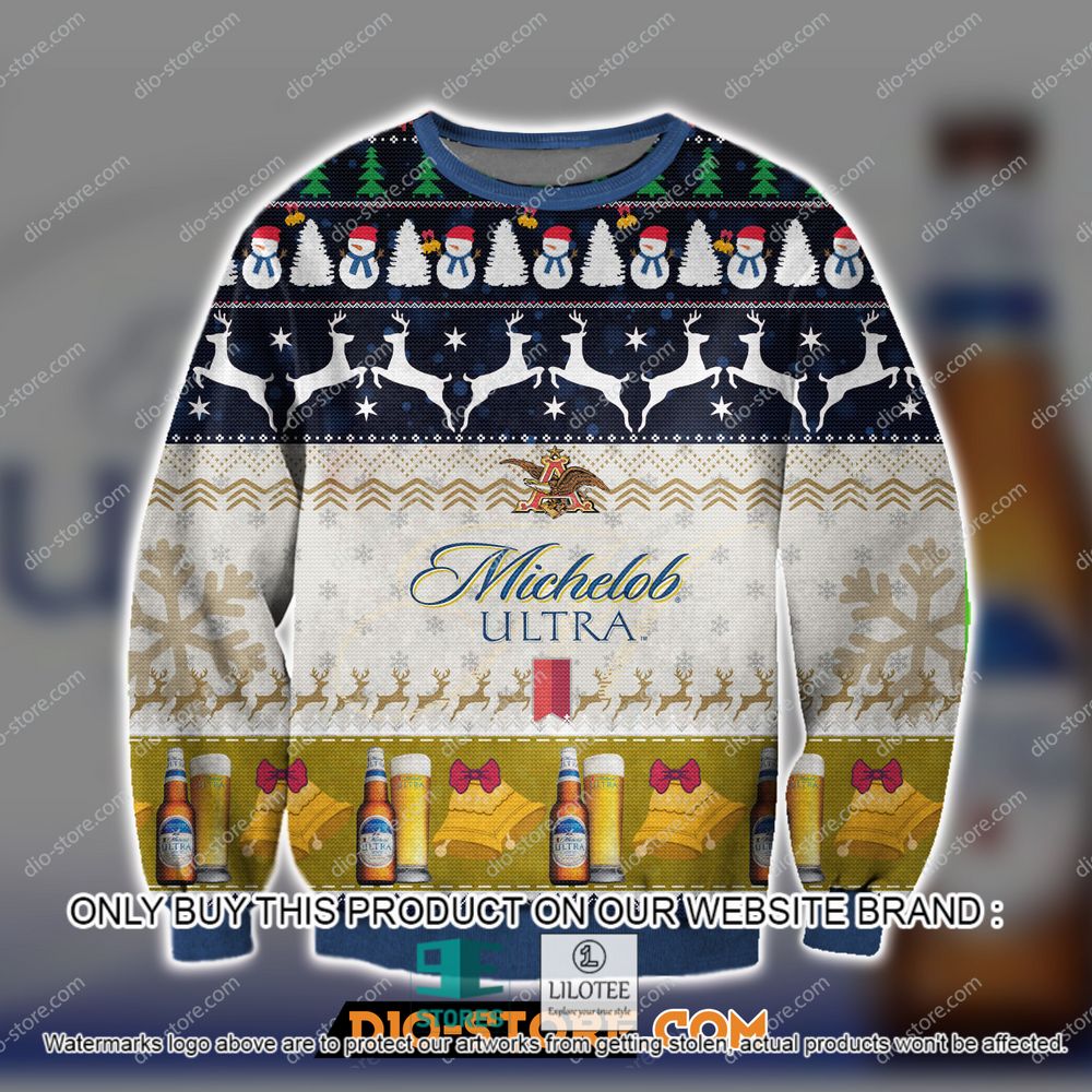Michelob Ultra Beer Christmas Ugly Sweater - LIMITED EDITION 11