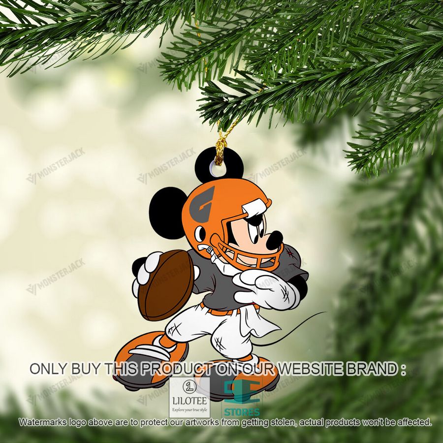 Mickey Mouse AFL GWS GIANTS Christmas Ornament - LIMITED EDITION 4