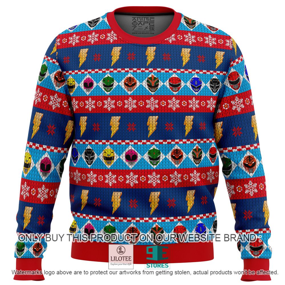 Mighty Helmets Power Rangers Christmas Sweater - LIMITED EDITION 10